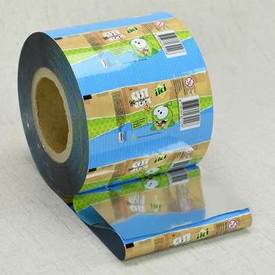 Printed plastic candy wrapper candy foil wrappers film roll