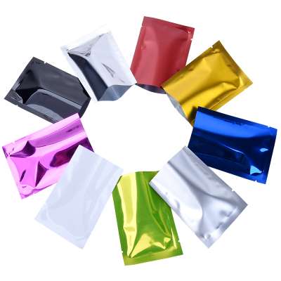 Wholesale colorful aluminum foil bag Mask bags for packaging