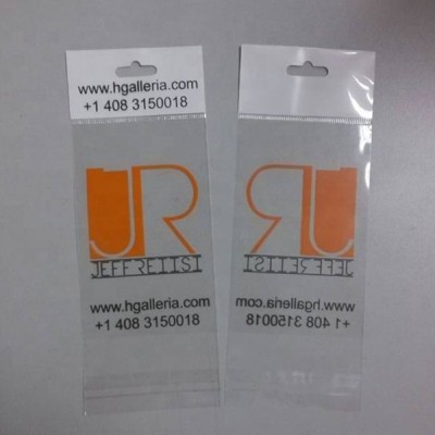 Crystal Clear Reclosable Poly Bags Plastic Opp Self Adhesive Bag With Resealable Glue Tape