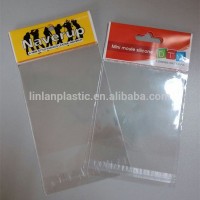 promotional opp plastic self adhesive recycling bag gift notepaper packaging