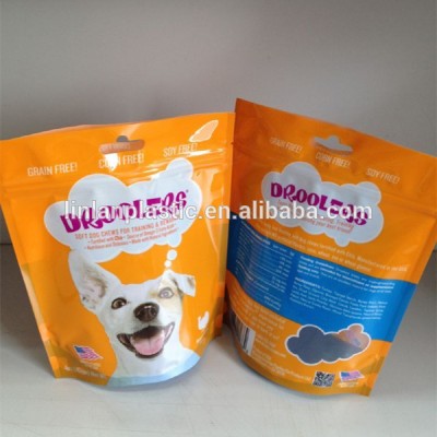 1.5kg/3KG/5KG/custom print side gusset stand up pouch dry dog food bag for pet dog food packaging