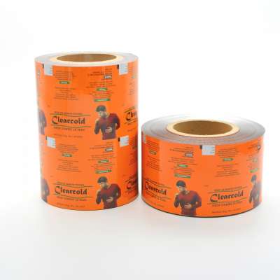 Food packaging plastic printing roll film metalized flexible packaging on automatic machine